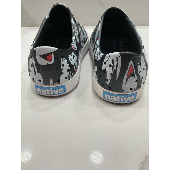 New Disney Parks Native Jefferson Mickey Mouse Black Slip On Shoes Slides Unisex - Picture 4 of 7